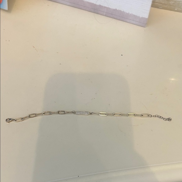 Silver and gold bracelet - Picture 3 of 3